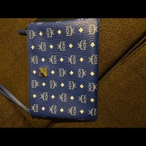 MCM Wristlet Pouch